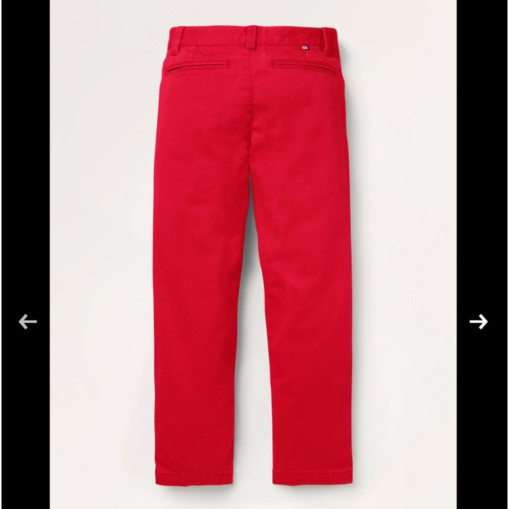 NWT Boden Red Cotton Pants. Size 15 years